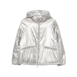 Laminar Women Metallic Shield Hooded Laminar Jacket